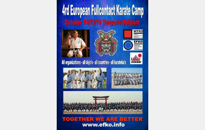 4• European Fullcontact Karaté Camp 🇧🇪 