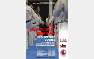 EKO Black Belt Seminar & Referee Course