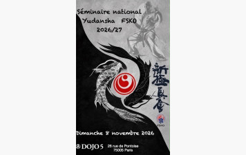 Séminaire national Yudansha